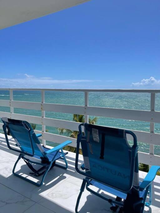 Beautiful Ocean Blue Love Oceanfront Apartment Fajardo Exterior photo